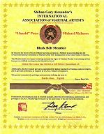 International Association of Martial Arts Life Membership
